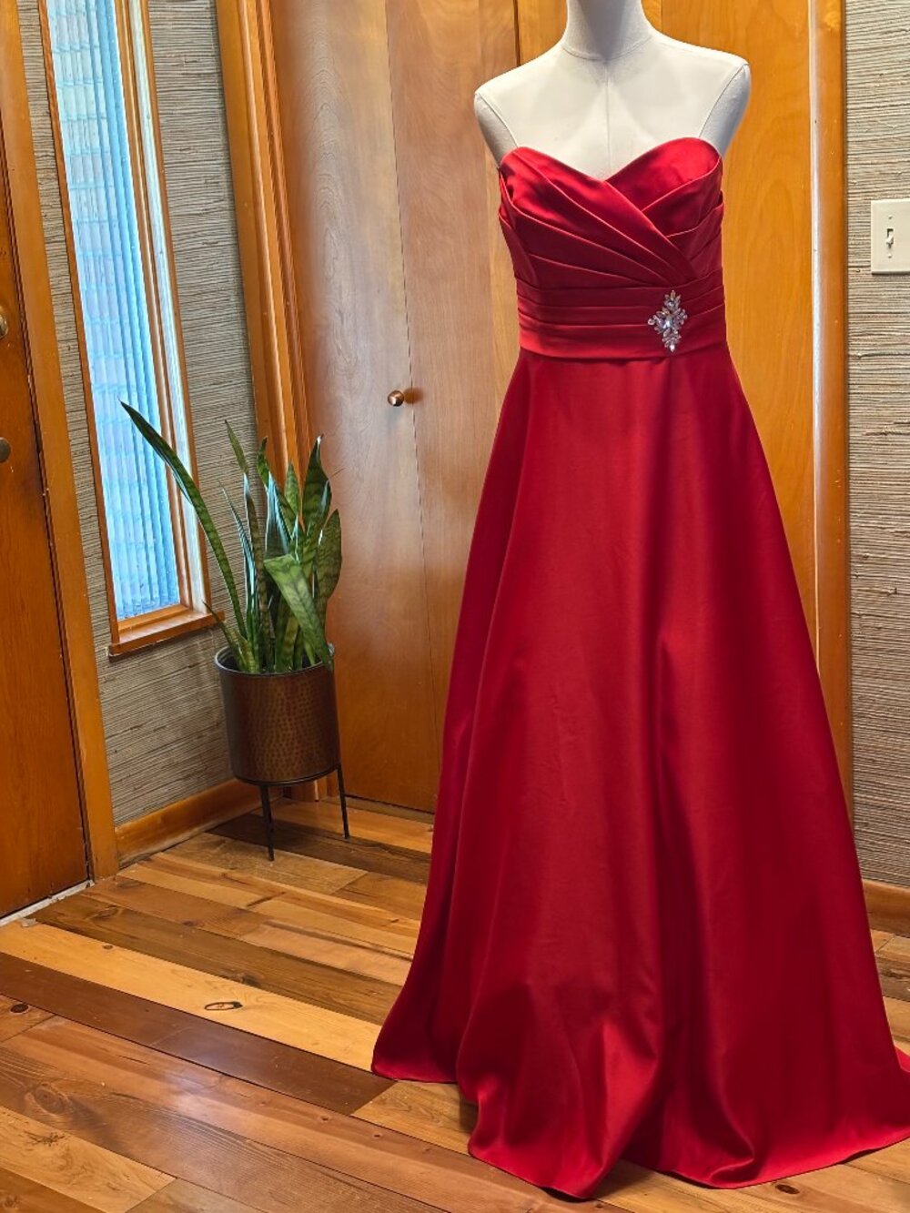 Alfred Angelo Strapless Evening Gown